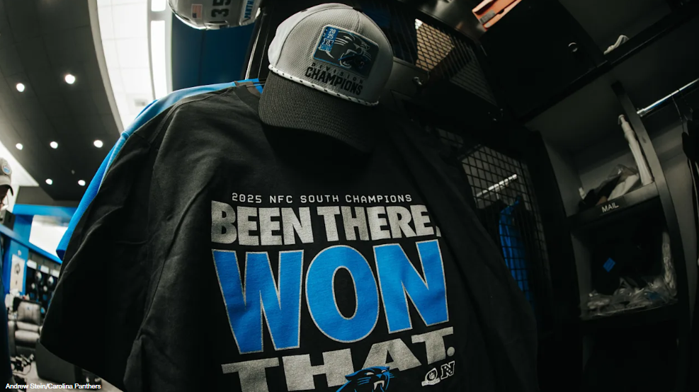 Panthers playoff gear 'Been there won that' t-shirts sale