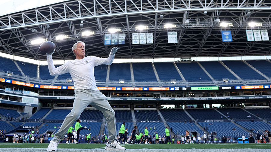 Seattle Seahawks Pete Carroll...