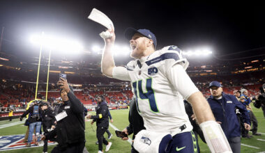 Seattle Seahawks QB Sam Darnold...