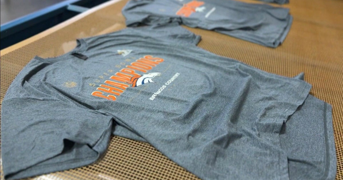 Greeley print shop on standby to press thousands of Denver Broncos AFC Champions shirts