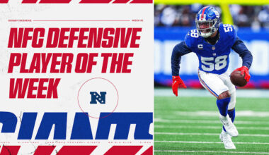 Bobby Okereke named NFC Defensive Player of the Week
