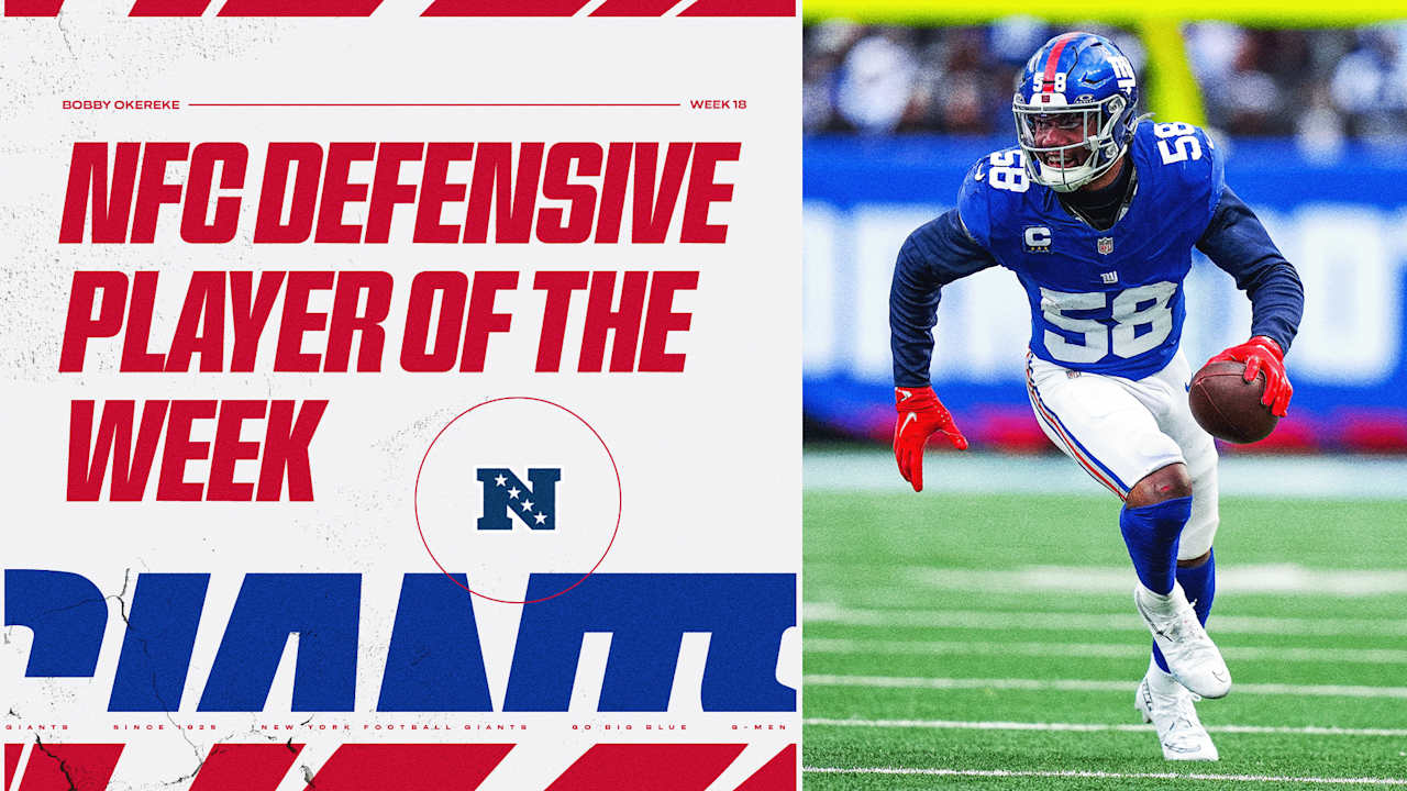Bobby Okereke named NFC Defensive Player of the Week