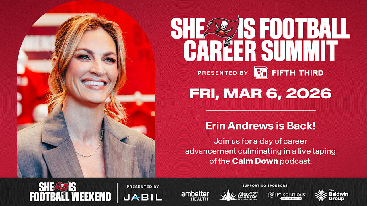 Erin Andrews Returns as Keynote Speaker for Bucs She is Football Weekend Career Summit