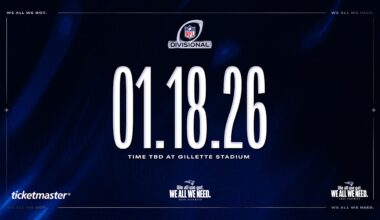 Patriots to Host Divisional Playoff Game on January 18