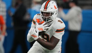 Hurricanes tight end Elija Lofton out for title game