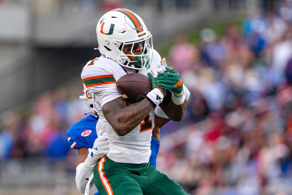 Miami wide receiver Jojo Trader to enter transfer portal
