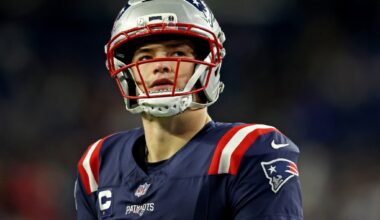 Patriots QB Drake Maye among nine 'questionable' on bye week injury report