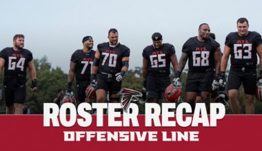 How Falcons’ offensive line played in 2025