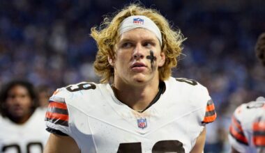 Browns rule out Schwesinger, Njoku, Fannin for final game of season