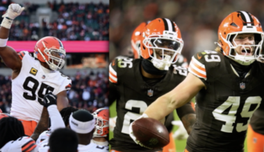 DE Myles Garrett, LB Carson Schwesinger named finalist for prestigious awards