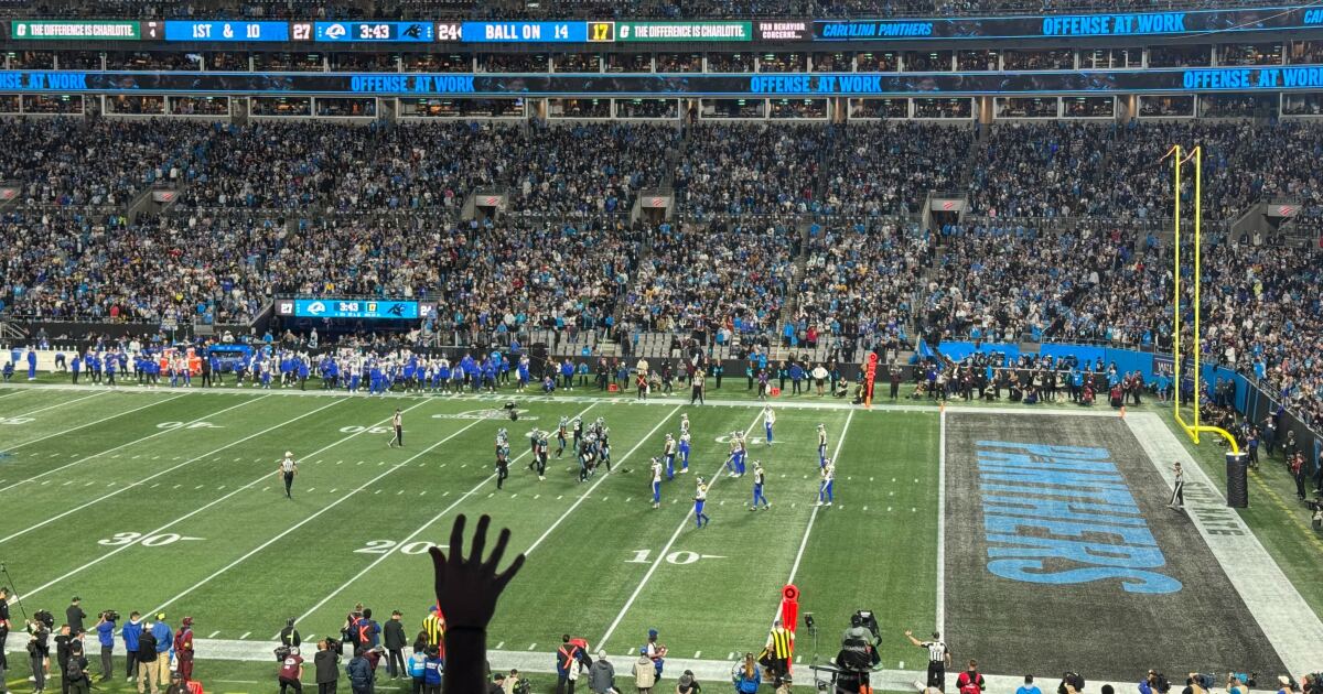 The Carolina Panthers drop wild-card matchup against the Los Angeles Rams | WFAE 90.7