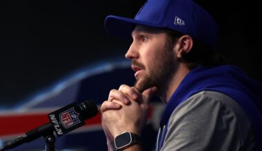 Bills QB Josh Allen still coming to grips with coaching change, playoff loss and foot surgery