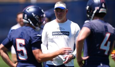 Broncos five offensive coordinator Joe Lombardi, 2 other assistants