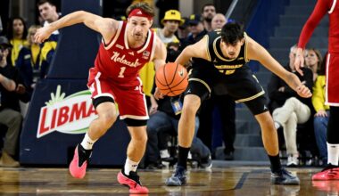 No. 5 Nebraska's run of 24 wins in a row is over after narrow loss to No. 3 Michigan