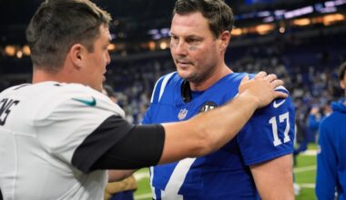 Rivers' brief comeback to end as Colts opt to start Leonard at QB against Houston