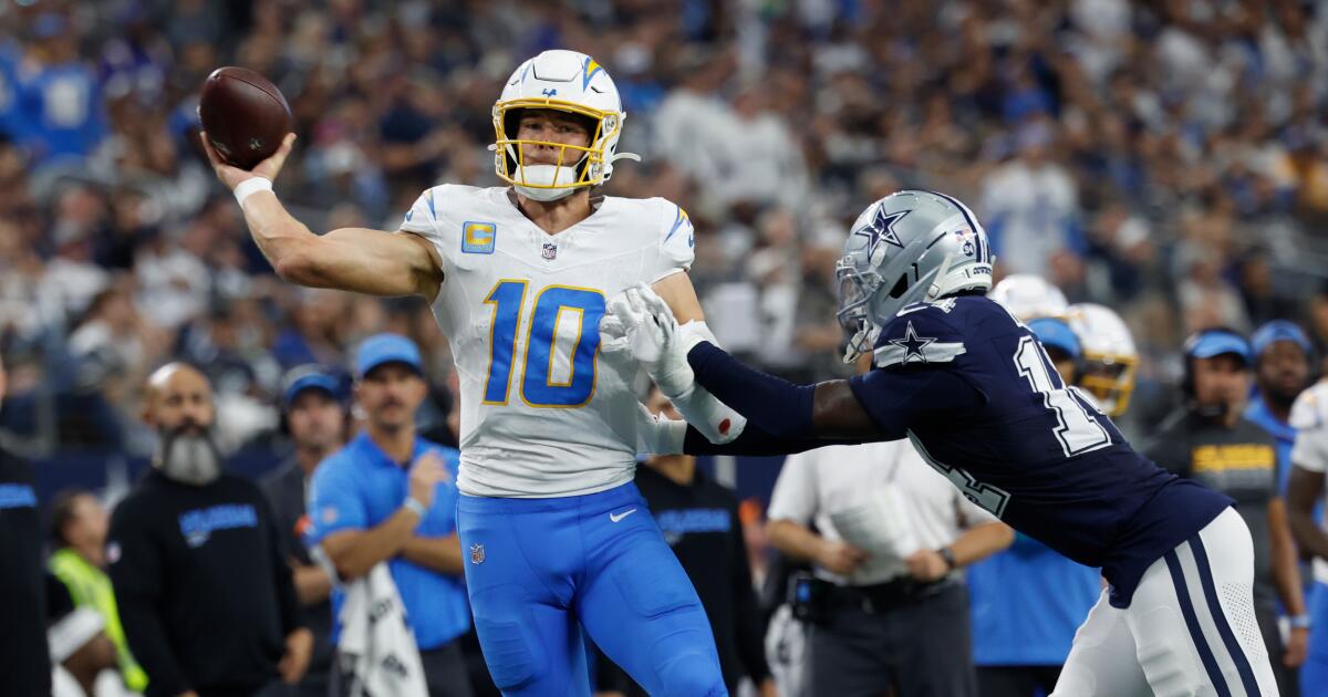 Justin Herbert is the Chargers' MVP. But can he win in the playoffs?