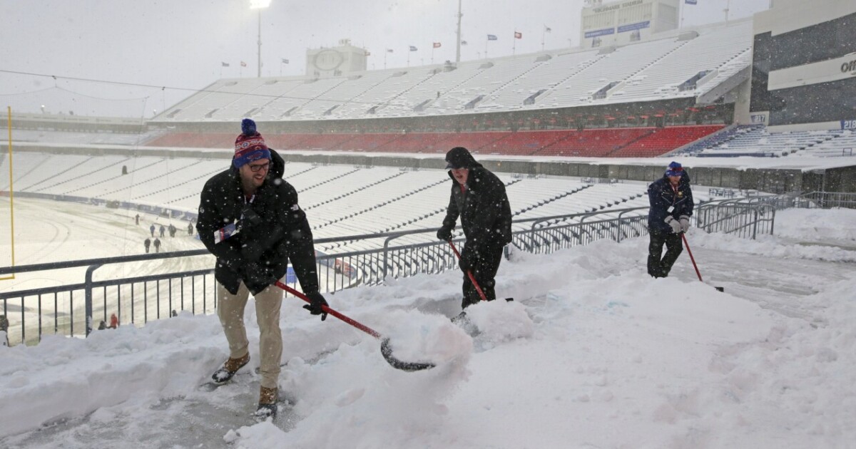 Buffalo Bills need snow shovelers ahead of Sunday's game at Highmark Stadium