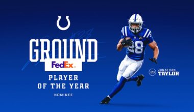 Colts RB Jonathan Taylor nominated for FedEx Ground Player of the Year