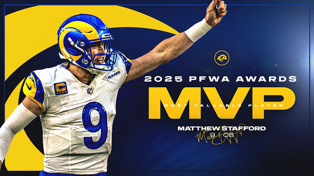 Matthew Stafford named 2025 PFWA MVP