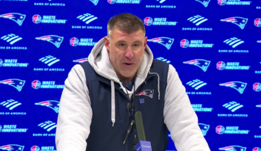 Patriots coach Mike Vrabel addresses media ahead of AFC Championship Game in Denver