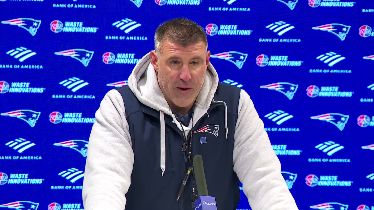 Patriots coach Mike Vrabel addresses media ahead of AFC Championship Game in Denver