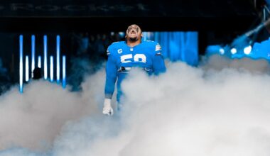 Detroit Lions tackle Penei Sewell named a finalist for Protector of the Year