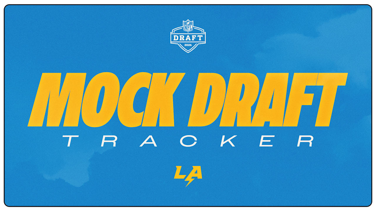Chargers 2026 Mock Draft Tracker 1.0