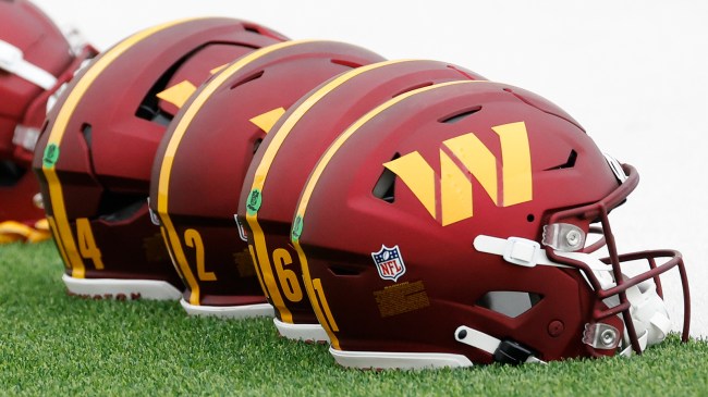 Washington Commanders helmets