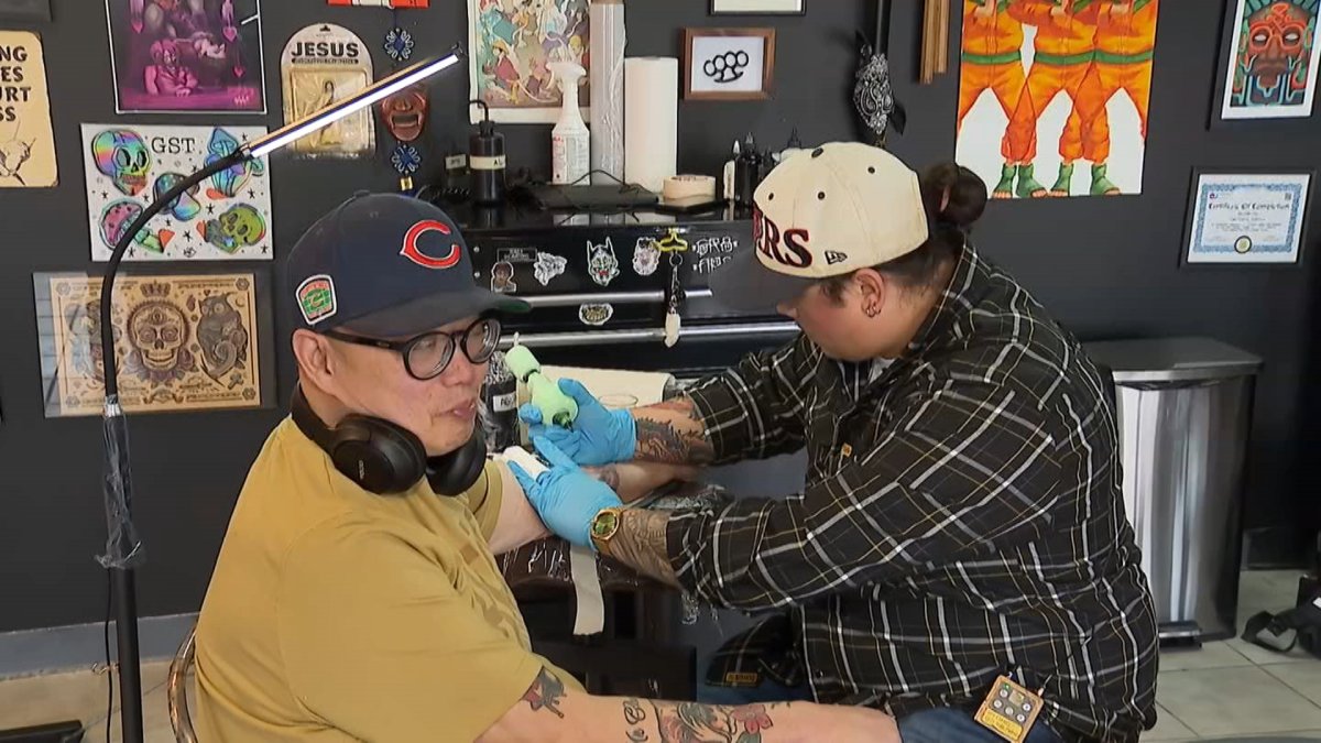 Chicago Bears fans get new tattoos ahead of game vs. Rams – NBC Chicago