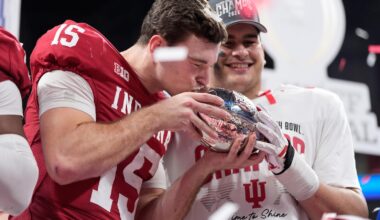 The Hoosiers' dominant CFP run could put them in the mix for best of all time... pending a title