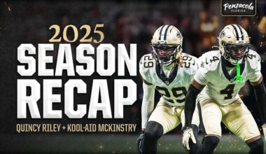 Saints CBs Kool-Aid McKinstry and Quincy Riley's 2025 NFL Season Recap
