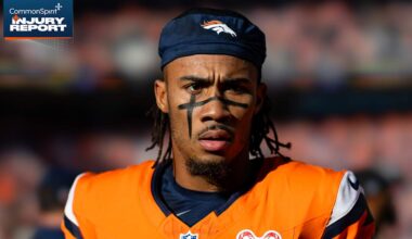 WR Pat Bryant not assigned game status, 4 Broncos ruled out for AFC Championship Game vs. Patriots