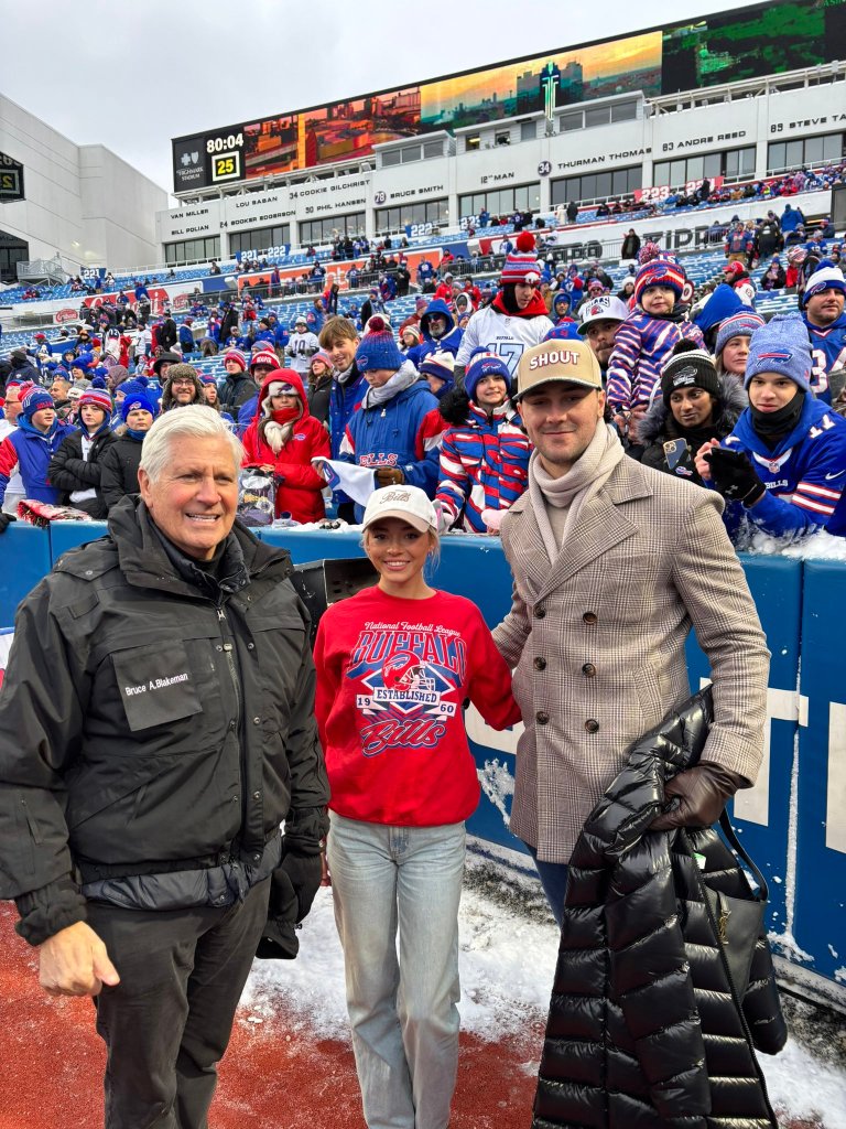 Blakeman attended a Bills game at the start of this month. 