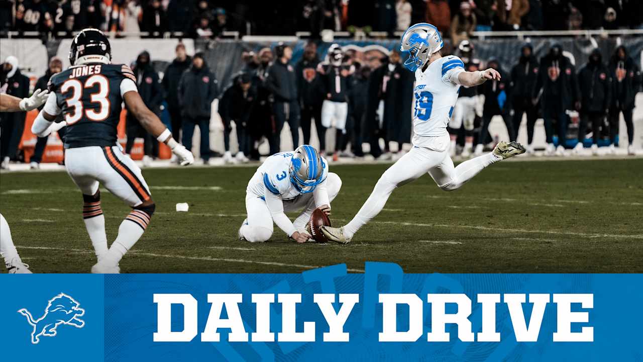 Detroit Lions end season by beating Chicago Bears with walk-off field goal