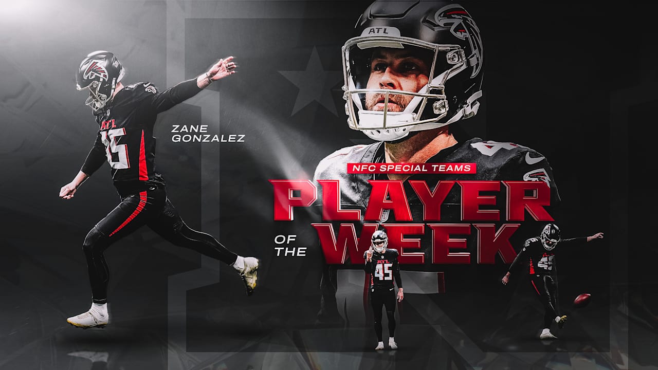 Zane Gonzalez named NFC Special Teams Player of the Week