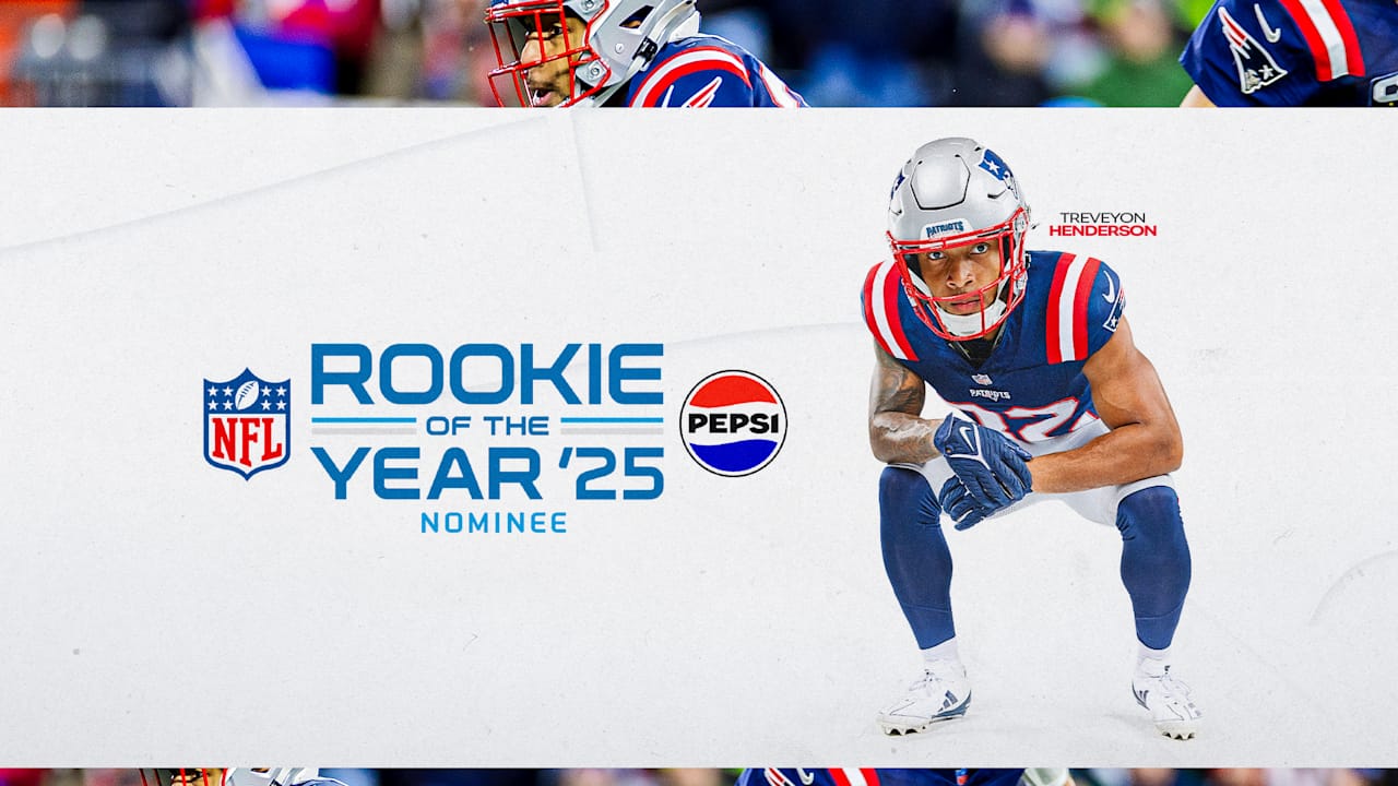 Patriots RB TreVeyon Henderson Nominated for Pepsi Zero Sugar Rookie of the Year
