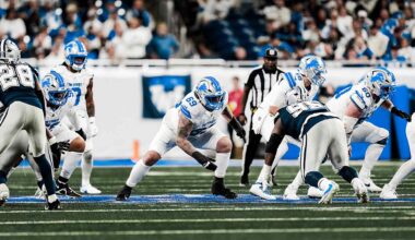 Detroit Lions rookie OL Tate Ratledge aims to play up to offensive line's standard