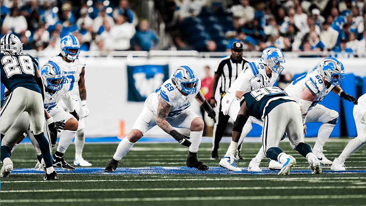 Detroit Lions rookie OL Tate Ratledge aims to play up to offensive line's standard