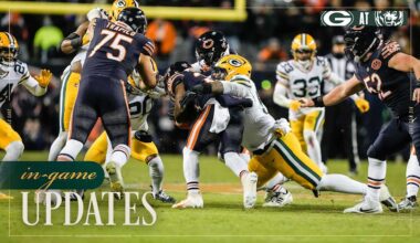 Packers lead Bears 21-6 after three quarters