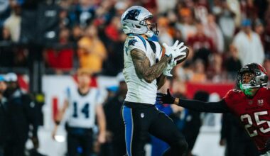 Tetairoa McMillan sets Panthers rookie receiving record on bittersweet day