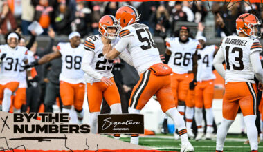 10 key numbers from the Browns 20-18 win over the Bengals in Week 18