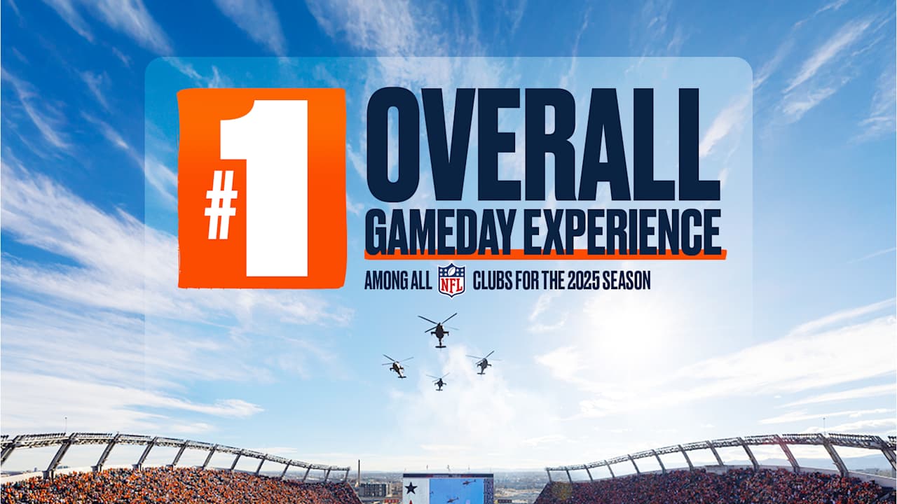 Broncos ranked first in the NFL in overall game-day experience 