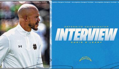 Chargers Interview Chris O'Leary for Defensive Coordinator