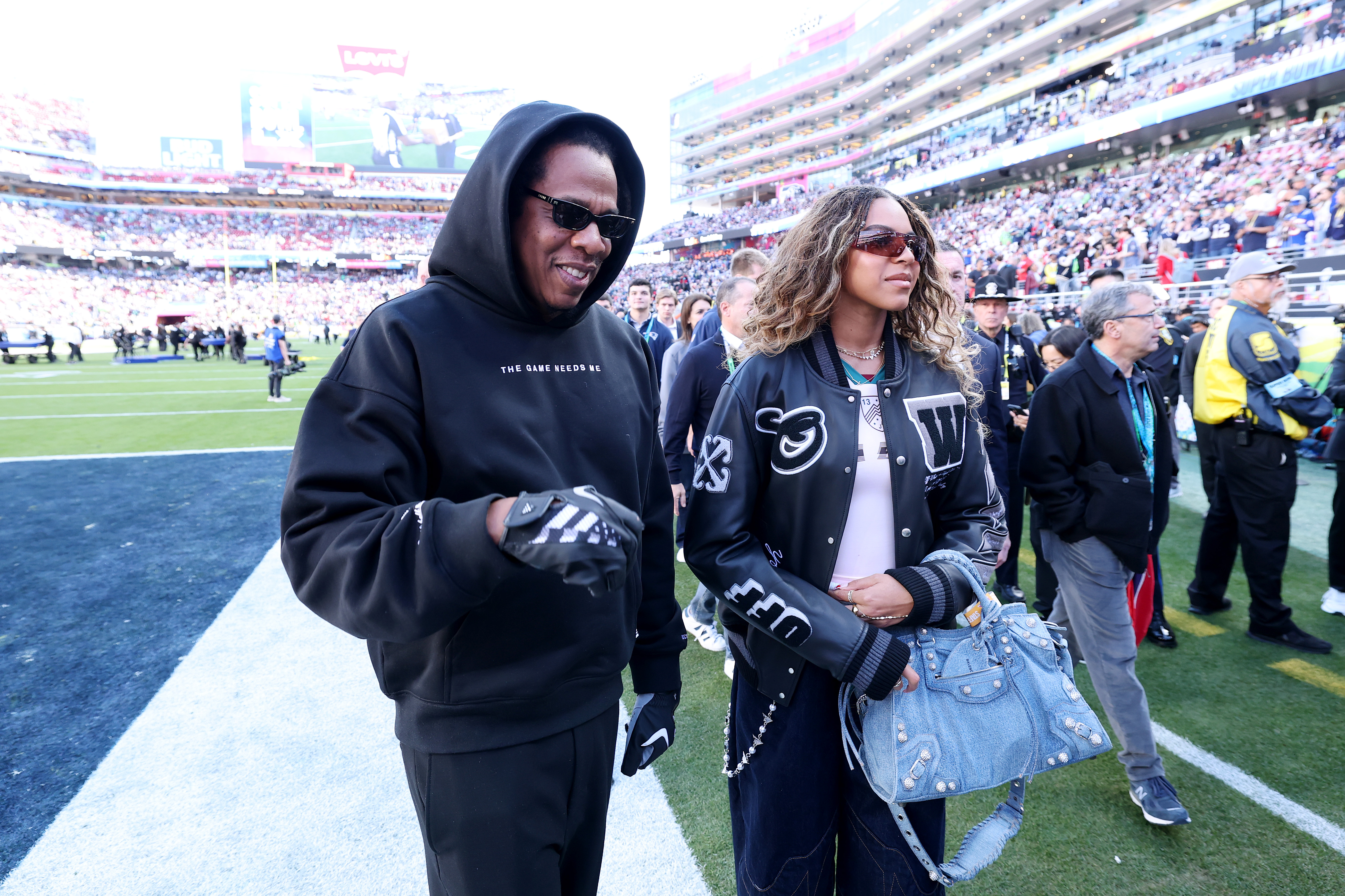 Jay-Z and his daughter Blue Ivy