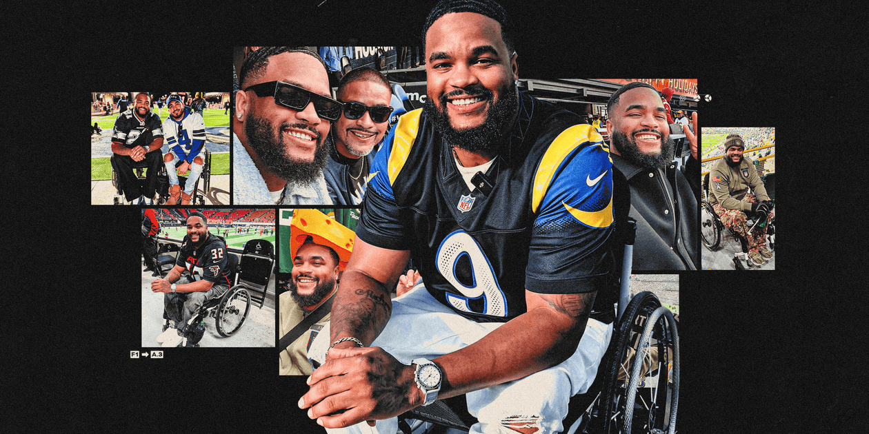 This fan visited every NFL stadium this season to highlight wheelchair accessibility