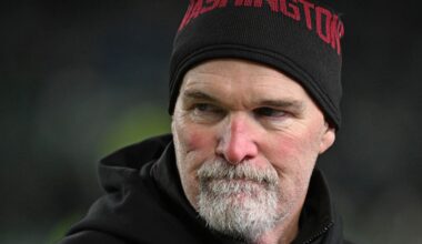 Washington Commanders head coach Dan Quinn
