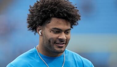 Carolina Panthers tight end Tommy Tremble