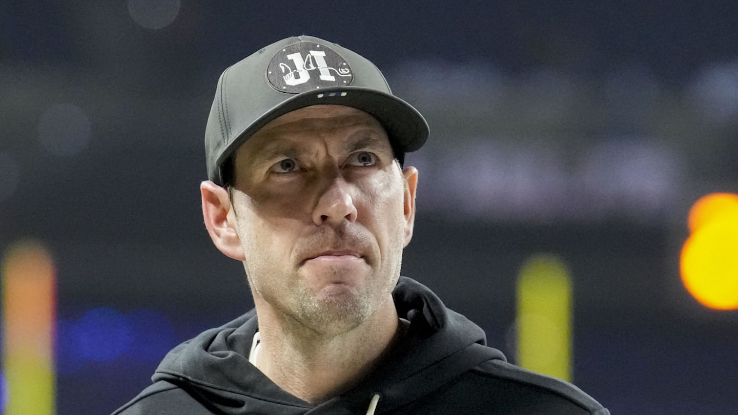 Indianapolis Colts head coach Shane Steichen walks off the field