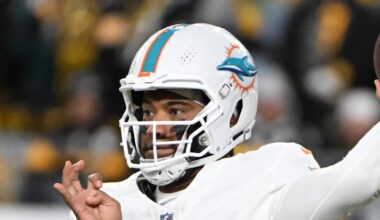 Miami Dolphins quarterback Tua Tagovailoa
