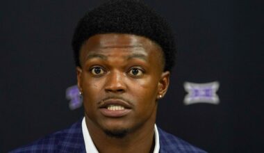 TCU defensive back Bud Clark